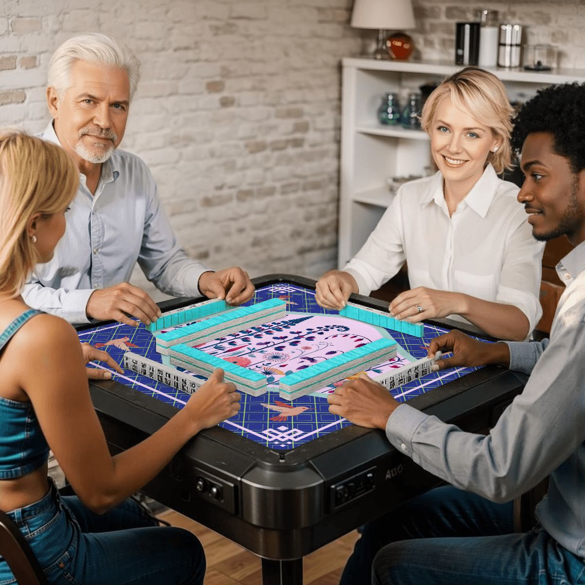 Birdies & Bams Mahjong Mat