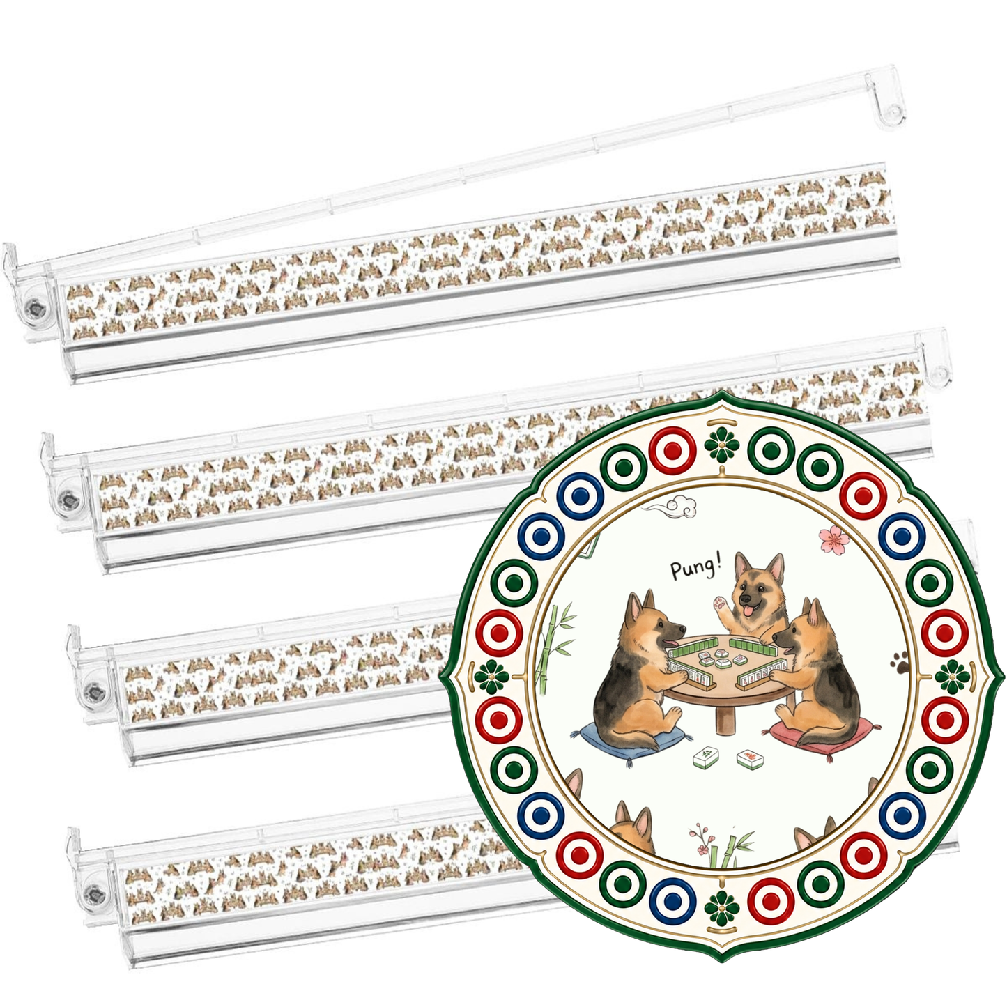 The Loyal Lineup Tile Rack (Set of 4)