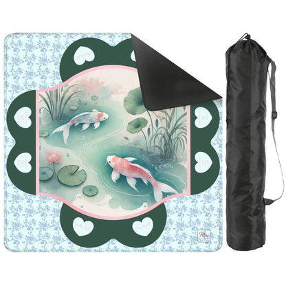 Koi & Cracks Mahjong Mat