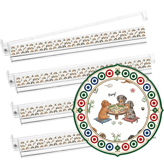The Sausage Shuffle Tile Rack (Set of 4)