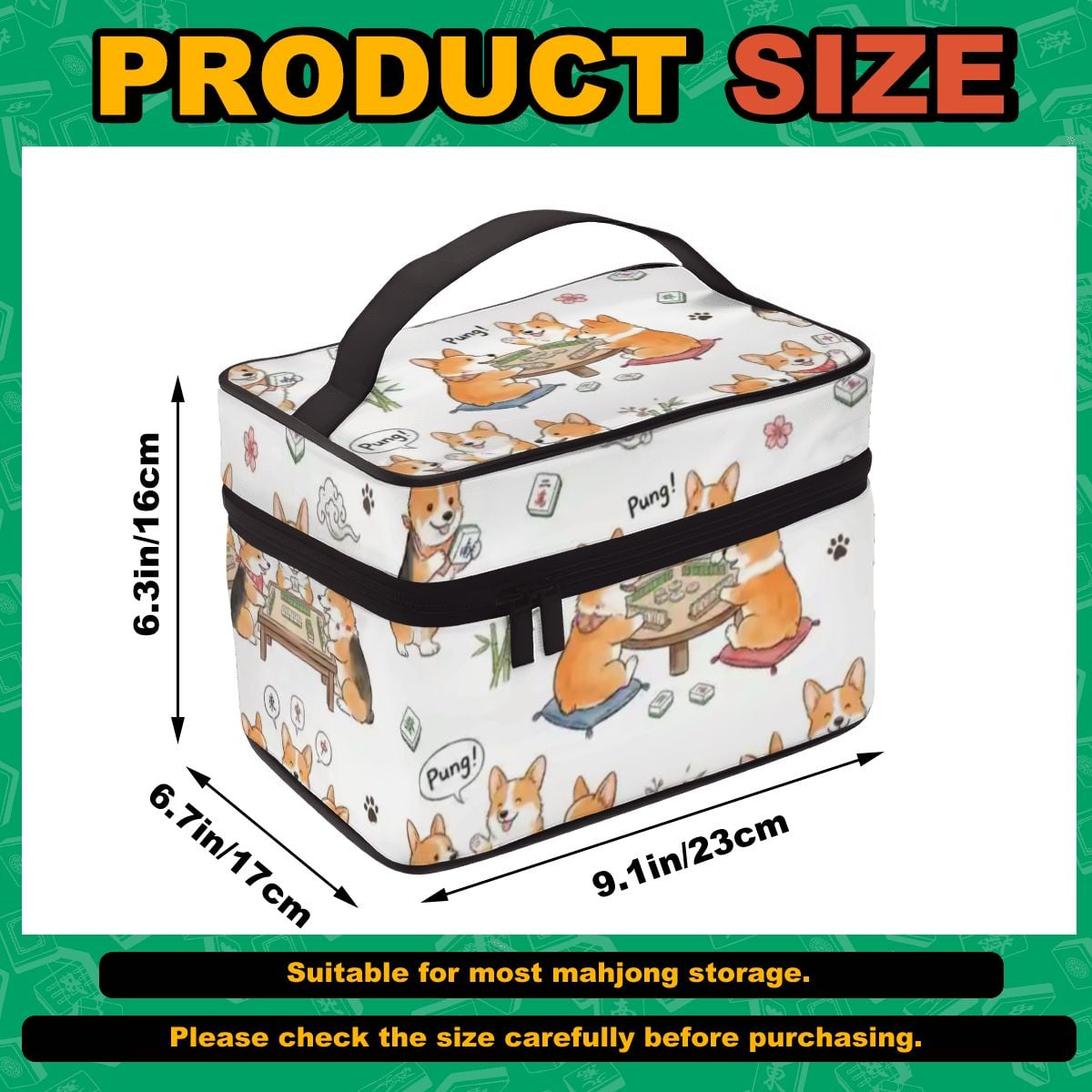 Short Legs, Big Wins Mahjong Bag